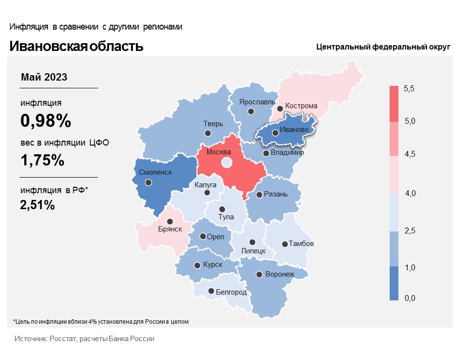 Карта центрального банка россии